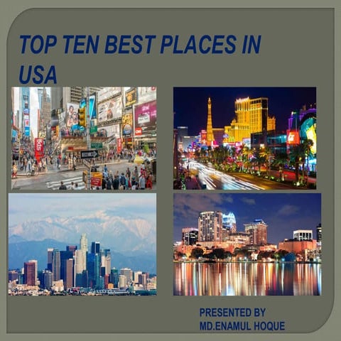 TOP BEST PLACES IN USA 