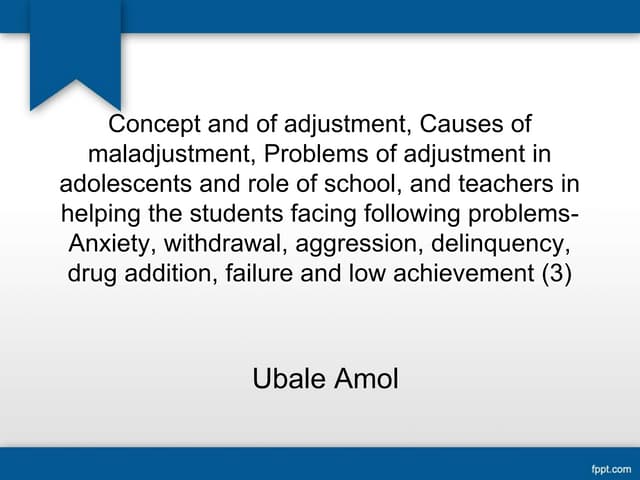 Adjustment
