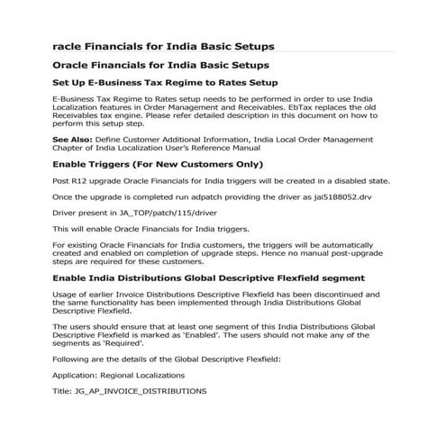 Indian Localization oracle