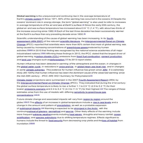 Introduction to Climate Science | PPTX