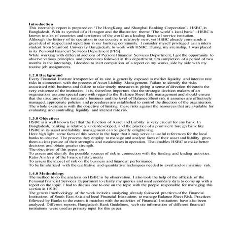 Asset Liability Management