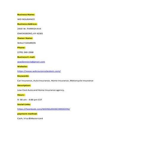Proof of Insurance Coverage | PDF