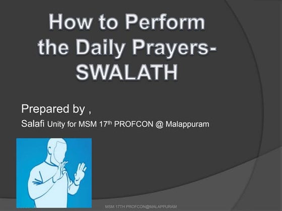 Fiqh of Salah - Daily Prayer | PPT