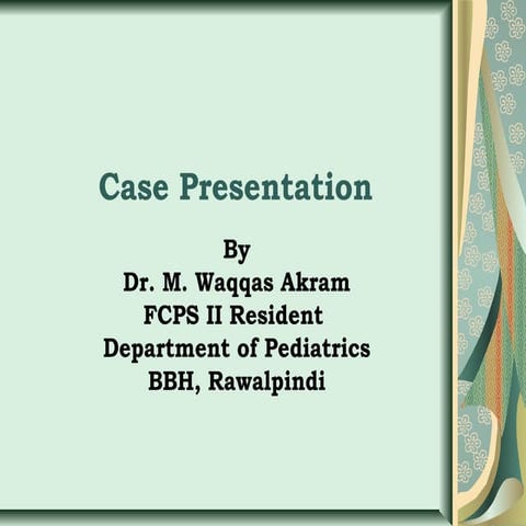 case presentation