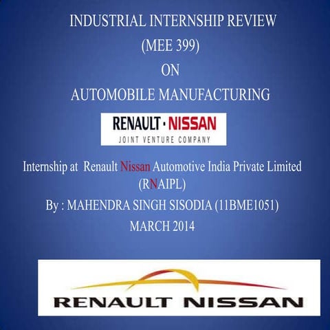 Internship at RNAIPL