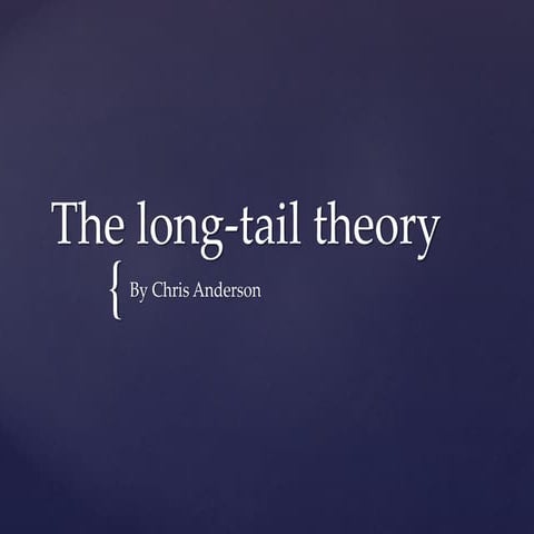 Long Tail Presentation | PPT