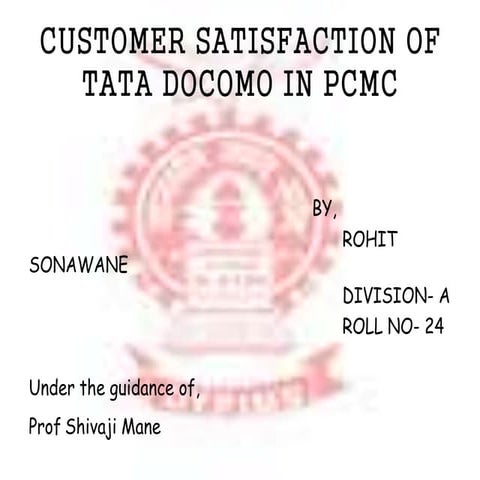 customer satisfaction of tata docomo