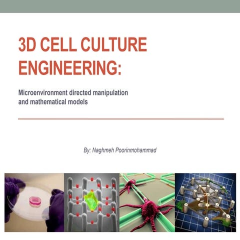 3D cell culture engineering