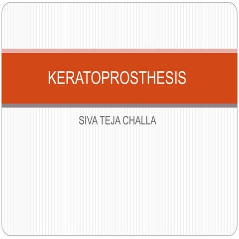 keratoprosthesis