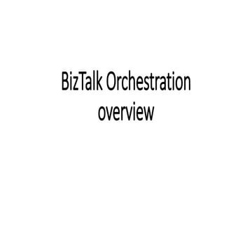 biz talk orchestration