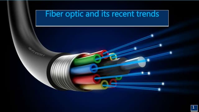 FIBER OPTIC RECENT TRENDS
