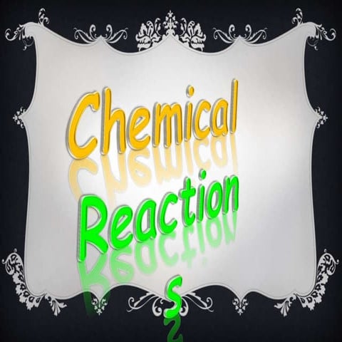 Chemical reaction and it's types by shubham