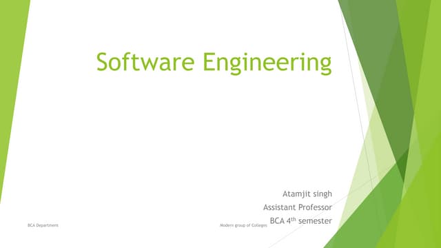 Software Engineering concept 