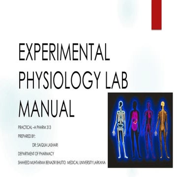 physiology practical for PharM-D students