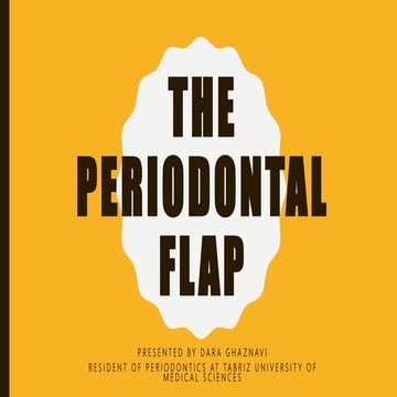 Periodontal flap (Carranza 57)