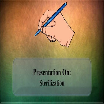 Sterilization