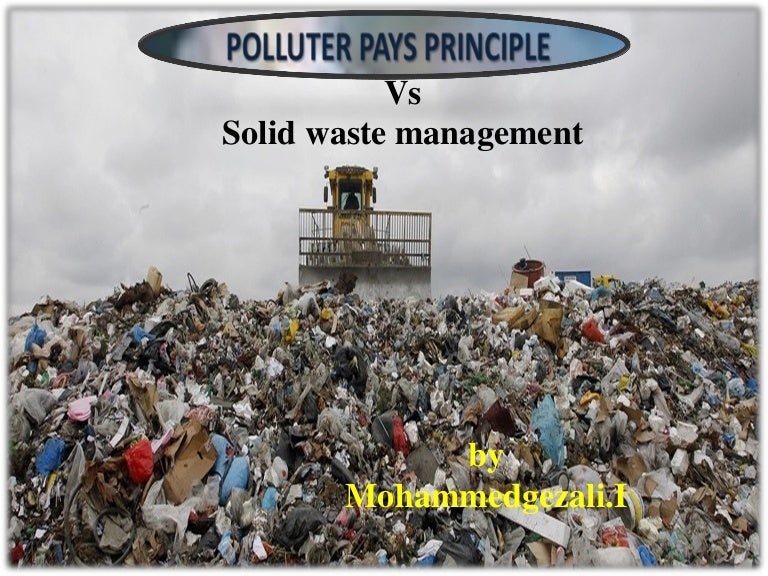 polluters pays principle and waste managements