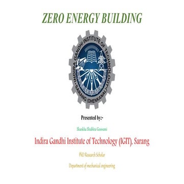 Zero Energy Building