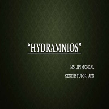 Hydramnios