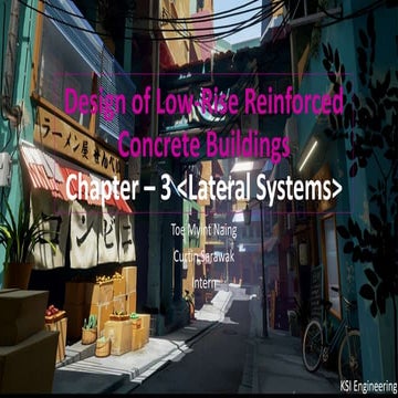 Design of Low Rise Reinforced Concrete Buildings 