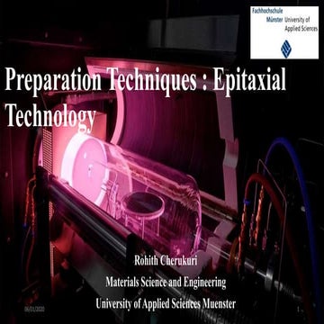Epitaxy techniques PPT