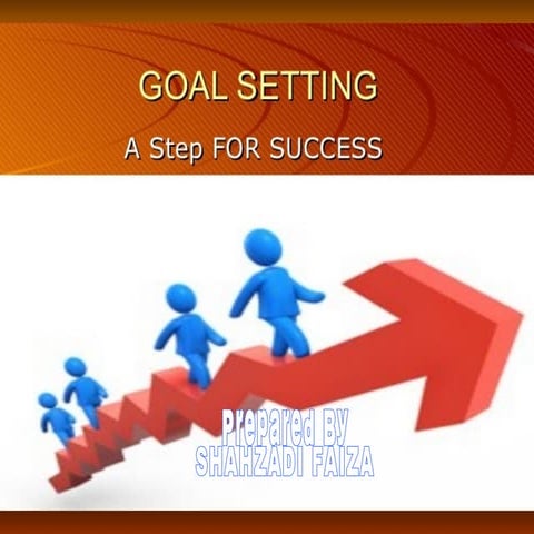 How vto make GOAL SETTINGS 