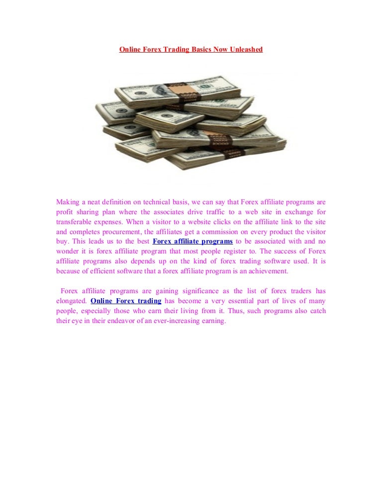 Forex affiliate program