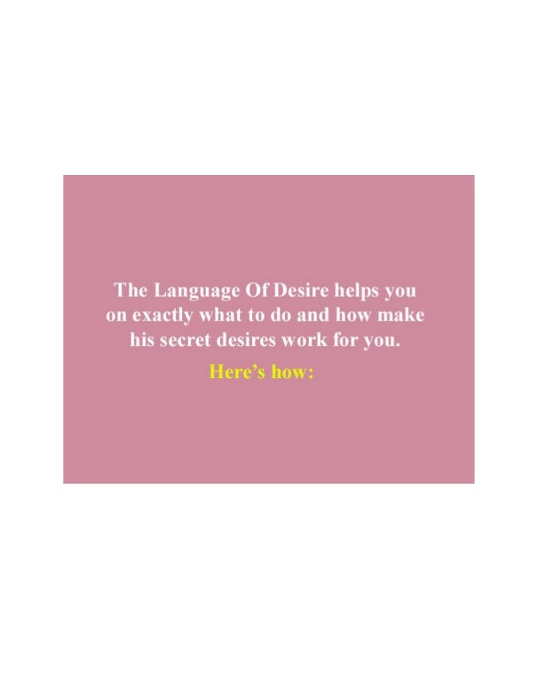 Relationship Issues How To Use His Secret Desires To Work - 