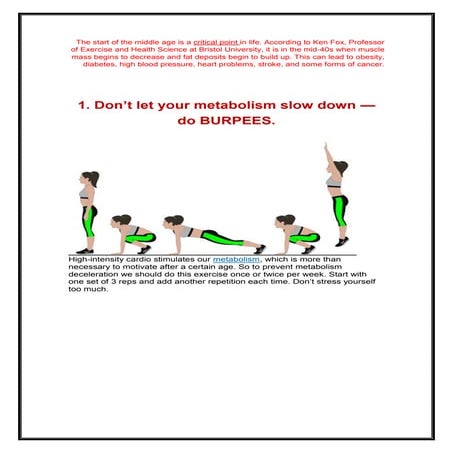 9 Effective Daily Exercises for Women After 40