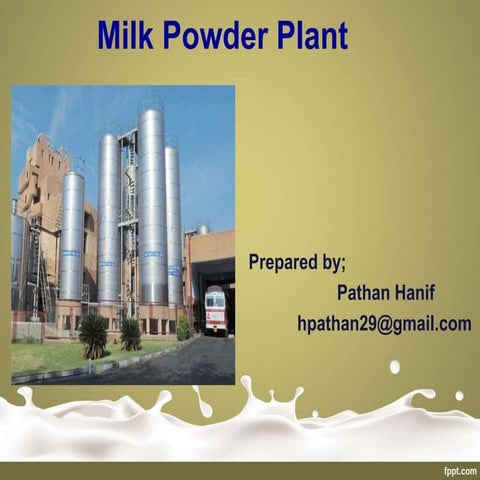 milk powder plant