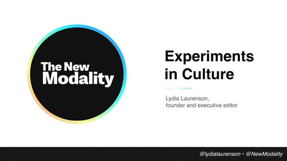Lydia Laurenson presentations