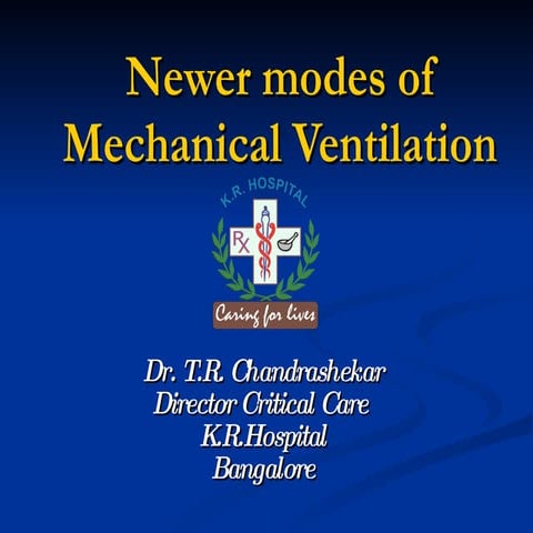 New modes of mechanical ventilation TRC