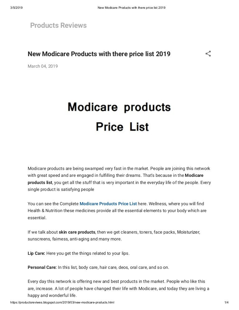 modicare 3 in 1 toner