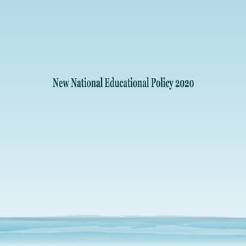 National education policy 2020 | PPTX