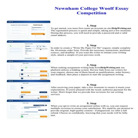 Newnham College Woolf Essay Competition