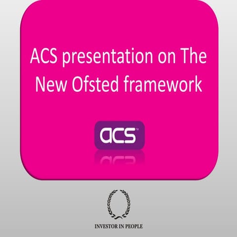 NEW OFSTED FRAMEWORK 2023 visual data 8