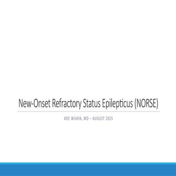 New Onset Refractory Status Epilepticus .pptx