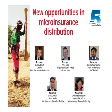 New opportunities in microinsurance distibution