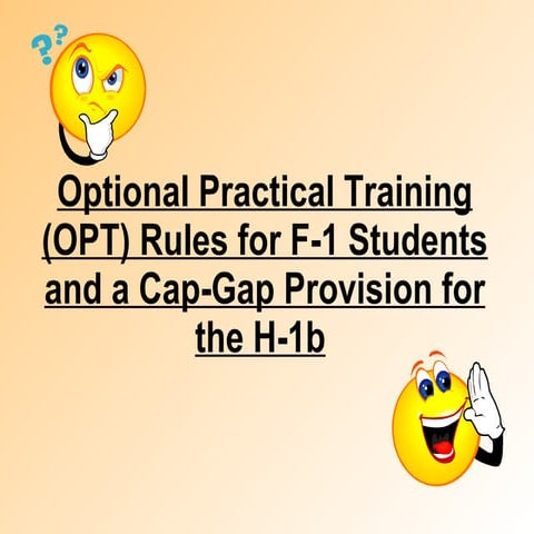 New Opt Rules Presentation 2009