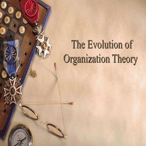 New org theory introduction history