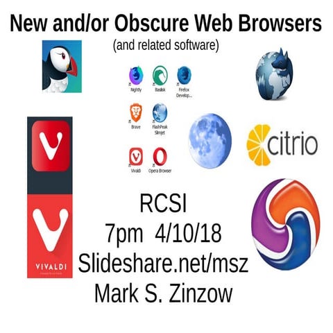 New or obscure web browsers 4x3 (rcsi draft 6)