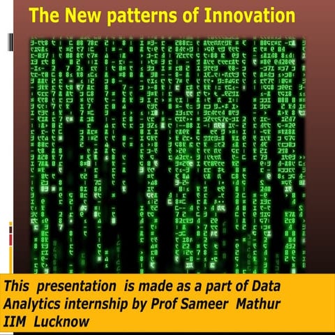 New paatern n in innovation #