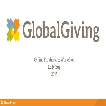 GlobalGiving's Online Fundraising Workshop in Bulgaria 2015