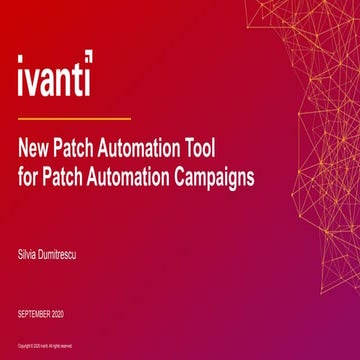 New Patch Automation Capabilities in EPM 2020.1