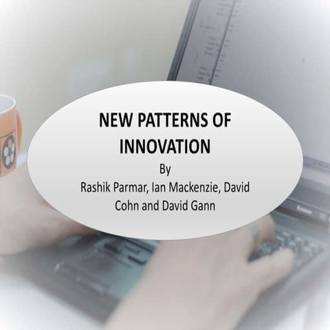 New patterns of innovation