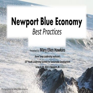 Newport Blue Economy Best Practices