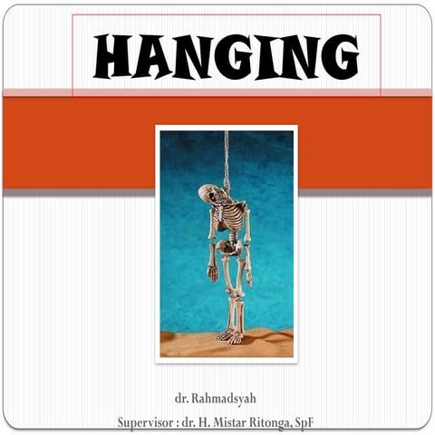 Forensic Analysis of Hanging: Mechanisms, Signs, and Medico-legal ...