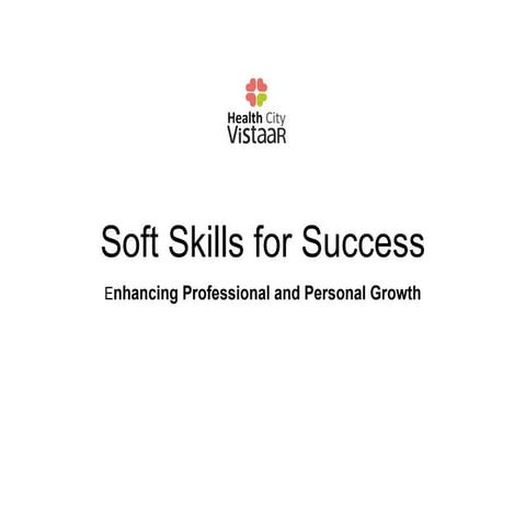 TRAINING ON GROOMING AND SWOFT SKILL IN HOSPITAL