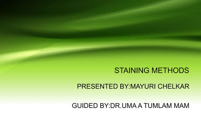 STAINING METHODS