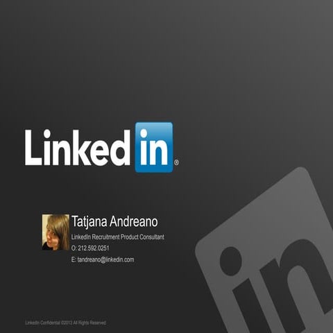 LinkedIn Recruiter Engagement Plan and Webinar Schedule